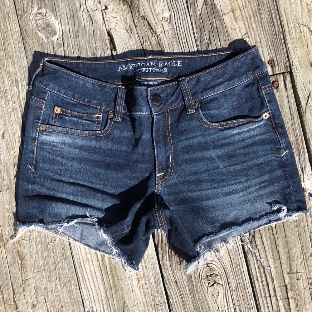 American Eagle Shortie Jean Shorts